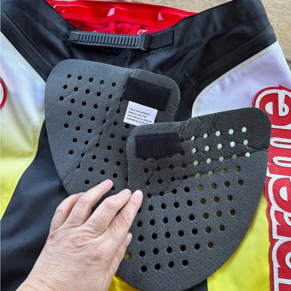 Supreme x Fox Racing Moto Pants Size L Ride Red Black Yellow Authentic